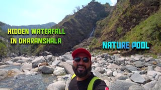 Hidden Waterfall In Dharamshala  Natural Swimming Pool  Khanyara Valley [upl. by Silver]