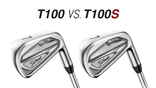 Titleist T100 vs T100s Irons [upl. by Trout]