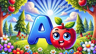 A for Apple Song 🍎  Fun Phonics amp ABC Song for Kids  Learn the Alphabet [upl. by Yelrak]