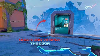 VALORANT NEW UPDATE 902 HOW TO OPEN THE DOOR OF TRAINING RANGE [upl. by Corey]