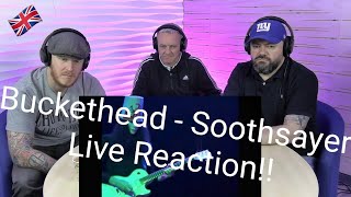 Buckethead  Soothsayer Live  Gothic 9282012 REACTION  OFFICE BLOKES REACT [upl. by Ahsrats]