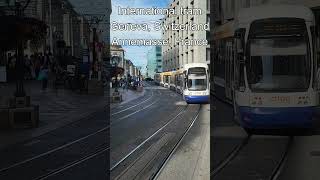 International tram between Geneva Switzerland amp Annemasse France [upl. by Cato247]