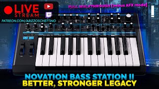 Novation Bass Station II  Pt2 Longplay and Deep Dive into this great synth [upl. by Eidac]