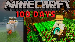 I Survived 100 Days as the ULTIMATE FARMER  PAMS HARVESTCRAFT in Minecraft Hardcore [upl. by Rebecca]