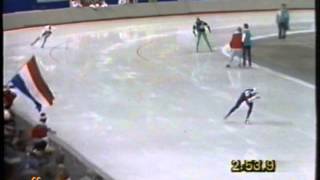 Winter Olympic Games Calgary 1988  5 km Lamarche  Visser [upl. by Amarillas199]