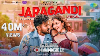 Jaragandi  Lyrical Video  Game Changer  Ram Charan  Kiara Advani  Shankar  Thaman S [upl. by Yazbak]