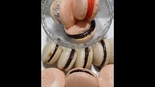 Les macarons à la vanille الماكرو الفرنسي الفاخر [upl. by Micky]