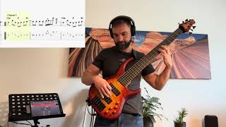 Bass Playthrough AnnenMayKantereit  quotVielleicht Vielleichtquot with Tabs [upl. by Ayar546]