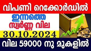 today gold rate malayalaminnathe swarna vilagold rate today malayalamkerala gold rate30102024 [upl. by Annekim]