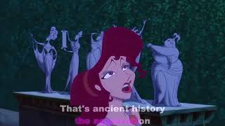 Susan Egan  quotI Wont Say Im In Lovequot from Hercules Original KaraokeInstrumental w Muses [upl. by Tennaj]