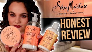 Honest Review on Shea Moisture Coconut amp Hibiscus Curly Hair Products By Carolyn Marie [upl. by Lebazi959]