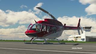 XP Cowansim Bell 206L3 Longranger Startup [upl. by Ardnuahsal]