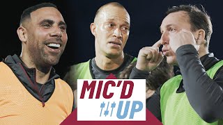 Mic’d Up With Mark Noble Bobby Zamora amp Anton Ferdinand  Exclusive U14s Training Session [upl. by Elvie584]