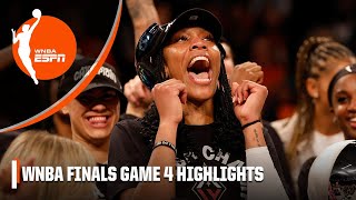 VEGAS WIN BACKTOBACK WNBA CHAMPIONSHIPS Aces vs Liberty Game 4 highlights 🏆 [upl. by Leinaj]