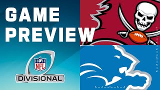 Tampa Bay Buccaneers vs Detroit Lions  2023 Divisional Round Game Preview [upl. by Taimi]