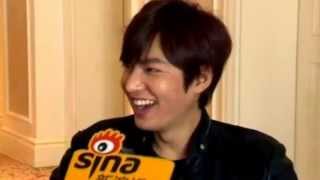 Lee Min Ho  His interview 2014 via Sina Funny Edited [upl. by Aisanat754]