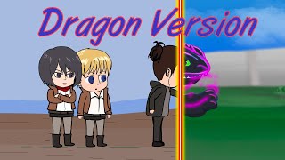 Chibi Titan Transformation Part 13  Attack On Titan Animation  Dragon Version [upl. by Essa]