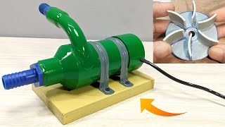 DIY Powerful Water pump  How to Make a Water Pump at Home [upl. by Llecrep]