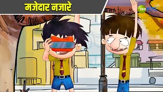 मजेदार नज़ारे  Badrinath and Budhdeb  Comedy Cartoon  Hindi Cartoon  TV Show  Zee Kids [upl. by Htir701]