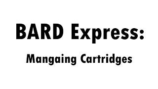 BARD Express  How to put books on cartridges or USB thumbdrives [upl. by Metabel]