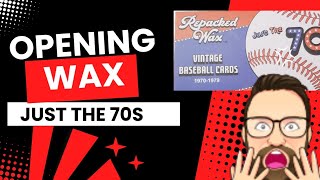 Unboxing a Just the 70s Repacks Vintage Wax Packs from the 70s [upl. by Ettenav]