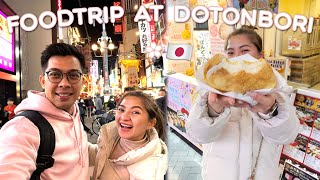 NEW YEARS EVE FOODTRIP AT DOTONBORI OSAKA 🇯🇵  JOYCE YABUT [upl. by Aihsiym]