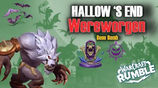 Hallows End  Week 2 2024  Day 2  Wereworgen  Bone Bomb  Warcraft Rumble [upl. by Carbo]