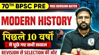 70th BPSC Pre Modern History  Last 10 Years Modern History PYQ for 70th BPSC  BPSC History PYQ [upl. by Janina795]