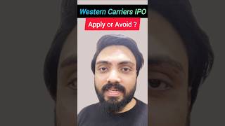 Western Carriers IPO Review  Western Carriers India ltd IPO [upl. by Lledyl]