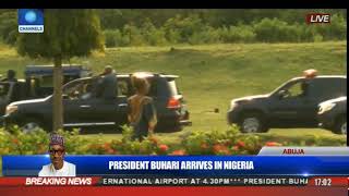 President Buhari Is Received By Officials In Jubilation Pt2  President Buhari Returns [upl. by Yrek]