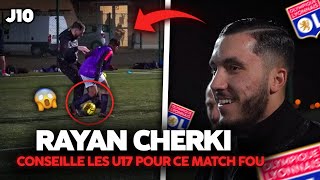 J10  Rayan Cherki vient à lentrainement et coach nos attaquants effet IMMÉDIAT en match 😱 [upl. by Johnathan]