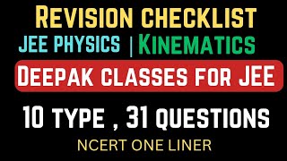 kinematics JEE ONE SHOT  JEE CHAPTER WISE PYQ I projectile motion for JEE NCERT LINE BY LINE [upl. by Zarla]