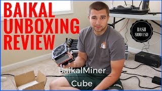 BaikalMiner Cube 300 MHS Dash Miner Initial Review amp Unboxing [upl. by Silver129]