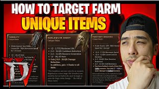 Diablo 4 How to Target Farm Uniques Legendary Items  Shako Penitent Graves Temerity [upl. by Talanta]