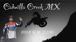 Laps at Cahuilla Creek MX 2024 RMZ 250 [upl. by Joo]