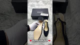 2024 Christmas Gift Real VS Fake Slingbacks leather ballet flats Chanel Heels unboxing [upl. by Sharleen]