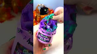 Satisfying Crunchy Floam Slime CandyCorn Crunch Wicked Waffle Butter amp TrickorTreat Glossy slime [upl. by Anerev600]