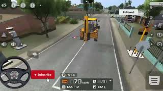 Backhoe Driving Walkthrough  Android Gaming Video  Excavator Simulator Indonesia Gameplay [upl. by Noyart503]