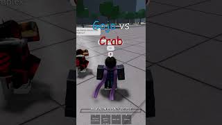 Gojo vs Crab Boss tsb tsb roblox [upl. by Parnas]