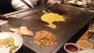 Benihana cooking in front of you [upl. by Lahcar]