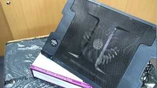 Five angle laptop cooling pad with 14cm silent fan [upl. by Ecirtnom]