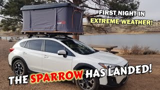 First Night in the Roofnest Sparrow Rooftop Tent Review [upl. by Pentheas]