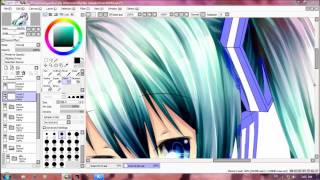 Speed Paint Miku Hatsune [upl. by Goodman937]