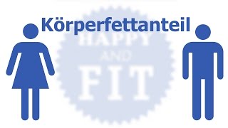 Was ist der optimale KörperfettAnteil [upl. by Ennyrb]