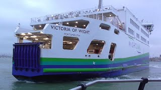 Wightlink  Victoria of Wight  Portsmouth to Fishbourne [upl. by Ansel]