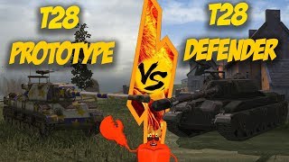 WOT Blitz  Имба царей или дно морей T28 Defender vs T28 Prototype [upl. by Dari513]