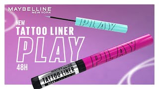 Maybelline New York – New TATTOO LINER PLAY  TVC  20s  English [upl. by Whitcher]