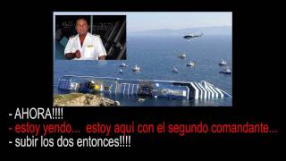 Increible conversacion entre la capitania de puerto y el comandante del quotCosta Concordiaquot Schettino [upl. by Michaele663]