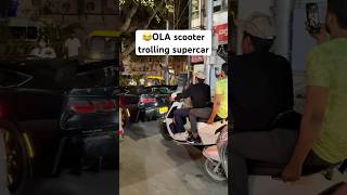 Scooter accident just missed with Supercar supercar bangalore [upl. by Hsivat627]