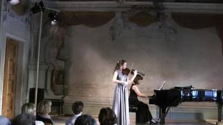 Wieniawsky  Variations on original theme  Maria Andreeva violin Ludmila Daraselia piano [upl. by Ramunni990]